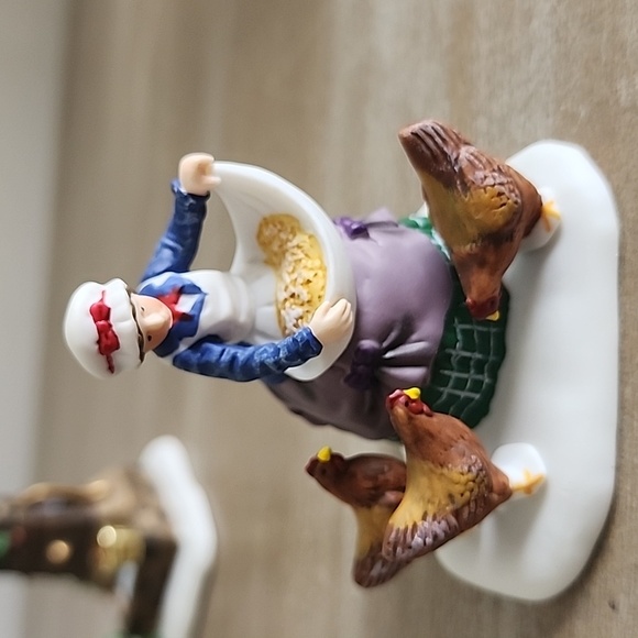 Department 56 III Three French Hens 12 Days of Christmas Dickens Village #58378 - Picture 5 of 10